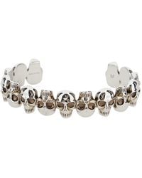 McQueen - Colored Bracelet With Skull Design And Internal Engraved Logo - Lyst