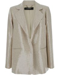 FEDERICA TOSI - Blazer With Sequins - Lyst
