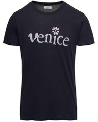 ERL - Crewneck T-Shirt With Venice Print - Lyst