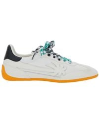 Palm Angels - 'Pa 5' Low Top Sneakers With Logo Patch On The Tongue And Contrasting Heel With Logo - Lyst
