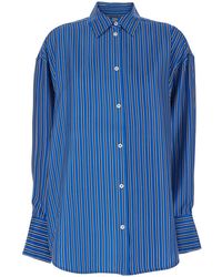 TOTEME - Shirt, Silk Stripes - Lyst