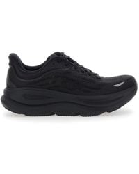 Hoka One One - 'Bondi 9' Low Top Sneakers With Maxi Logo Lettering On The Side - Lyst