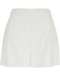 Le Plain - Shorts With Semi-Elasticated Waist And Side Clos - Lyst