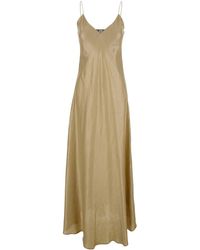 Eleventy - Abito Lungo Con Spalline Sottili - Lyst
