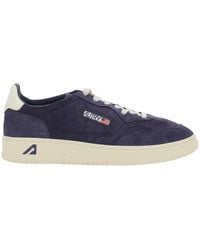 Autry - Sneakers Medalist Low Suede/Leather - Lyst