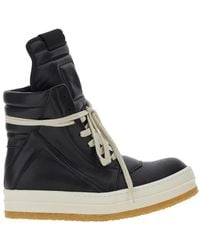 Rick Owens - Sneaker High-Top 'Creep Geo-Basket' Con Dettagli A Contrast - Lyst