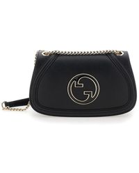 Gucci - 'Blondie Small' Handbag With Metallic Gg Crossover On The - Lyst
