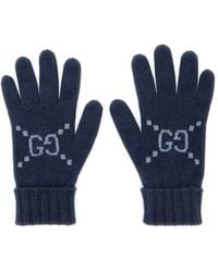 Gucci - Gloves With Gg Logo Detail On The Front - Lyst