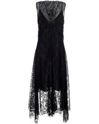 Fendi - Sleeveless Dress With Lace Embroidery - Lyst