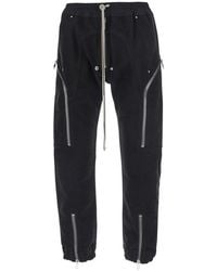 Rick Owens - 'Heizer' Pants With Side Zip Cargo Pockets - Lyst
