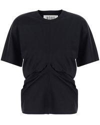 Rohe - Draped Design T-Shirt - Lyst