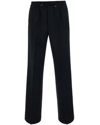 Drole de Monsieur - Pants With Elasticated Drawstring Waist - Lyst