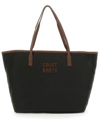MC2 Saint Barth - Shopper Bag With Tech Fabric Details And Color F - Lyst