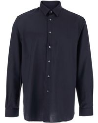 Low Brand - Camicia Con Colletto Classico E Chiusura Con Bottoni - Lyst
