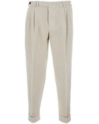 PT Torino - Pants With Pockets And Finished Hems - Lyst