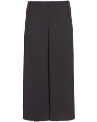 ..,merci - Skirt With Contrasting Stitching And Concealed Closure - Lyst