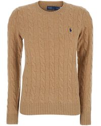Polo Ralph Lauren - 'Julianna' Sweater With Round Neck And Pony Em - Lyst