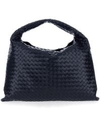 Bottega Veneta - 'Hop Large' Shoulder Bag With Intreccio Motif - Lyst
