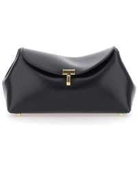 TOTEME - 'T-Lock Mini' Crossbody Bag With Metal T Closure - Lyst