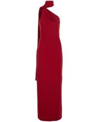 Solace London - 'Demi' Long Dress With One-Shoulder Design And Back Slit - Lyst