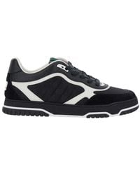 Gucci - Sneaker 'Re-Web' Low Top Con Linguetta Web E Patch Logo Sul Tall - Lyst