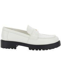 Tory Burch - Loafer With Logo Plate - Lyst