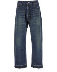 Celine - 'Wesley' Jeans With Logo Patch On The Rear - Lyst