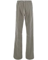 Rick Owens - Pants With Elasticated Waistband With Oversized Drawstring - Lyst