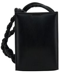 Jil Sander - Tangle Small Shoulder Bag With Embossed Logo - Lyst