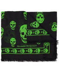 Alexander McQueen - Scarf Biker 120X140 996 100 - Lyst