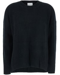 Allude - Crewneck Sweater With Dropped Shoulders - Lyst