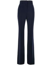 Max Mara - Wide Leg Pants With Belt Loops - Lyst