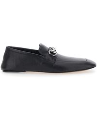 Gucci - 'Ragazzo' Loafers With Square Toe And Horsebit On The Fron - Lyst