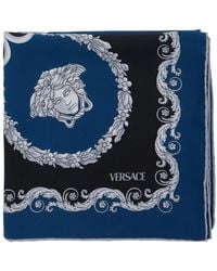 Versace - Scarf With Geometric All-Over Motif - Lyst
