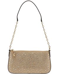 MICHAEL Michael Kors - Shoulder Bag With All-Over Rhinestone - Lyst