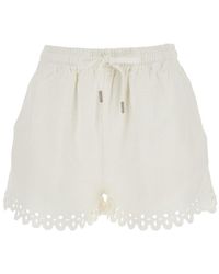 Isabel Marant - Balyme Cotton Shorts - Lyst