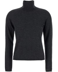 Max Mara - Solid Turtle Neck Sweater - Lyst
