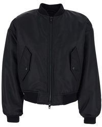 Balenciaga - Bomber Jacket With Stand-Up Collar And Two Side Pockets - Lyst