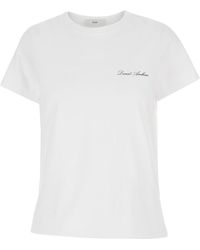 DUNST - 'Essential' T-Shirt With Slogan Print - Lyst