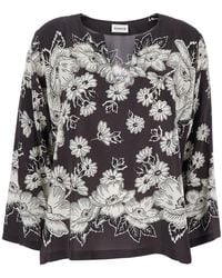 P.A.R.O.S.H. - And Blouse With V-Neck - Lyst
