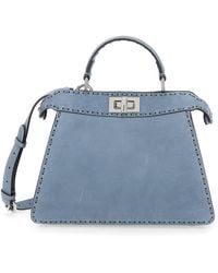 Fendi - 'Peekaboo Iseeu Small' Light Handbag With Shoulder Strap In - Lyst