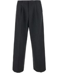 DUNST - Double Pleated Wide Slacks With Wide Pleats And Soft Fabric - Lyst