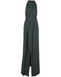 Tom Ford - Sleeveless Long Dress With Halterneck And Front Belt - Lyst