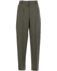 TOTEME - Pants With Belt Loops And Wide Leg - Lyst