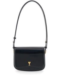 Ami Paris - Borsa A Spalla 'Paris Paris' Con Tracolla Regolabile E Placc - Lyst