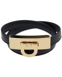 Ferragamo - Leather Bracelet - Lyst