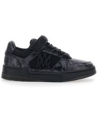Amiri - Sneakers With Leather Details And Rubber Sole - Lyst