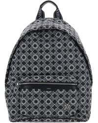 Amiri - 'Ma Quad' Backpack With All-Over Logo Print And Adjustable - Lyst