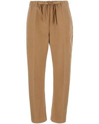 Semicouture - 'Buddy' Pants With Elastic Drawstring Waist - Lyst