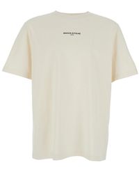 Maison Kitsuné - T-Shirt Logo Cotton - Lyst